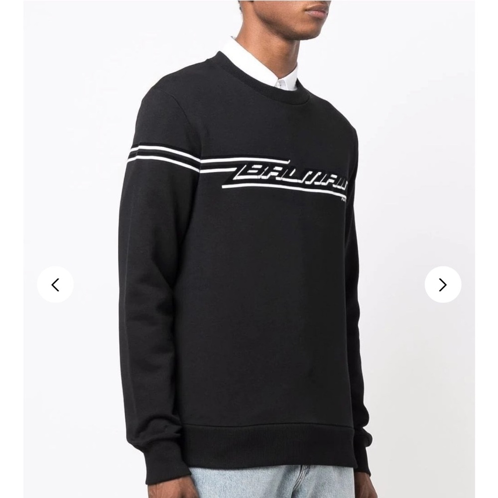 Balmain Flock & Print Sweatshirt